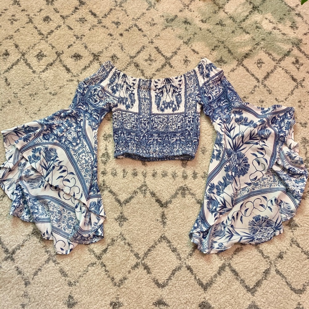 Smocked Crop top